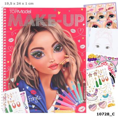 TOPModel Album à colorier Make-up