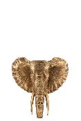Statuette trophée tête éléphant