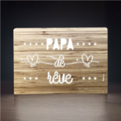 Little light box bois - Papa de rêve