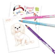 TOPModel Album à colorier Create your Doggy 