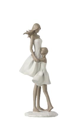 Statuette mère et sa fille J-LINE